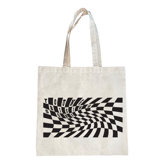 Checker Tote Bag